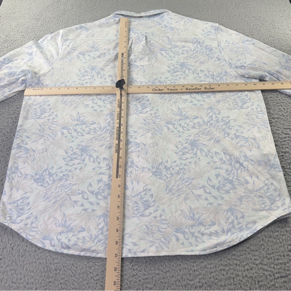 Tommy Bahama The San Lucio Stretch Shirt Mens XXL White Floral Button IslandZone - Picture 3 of 11